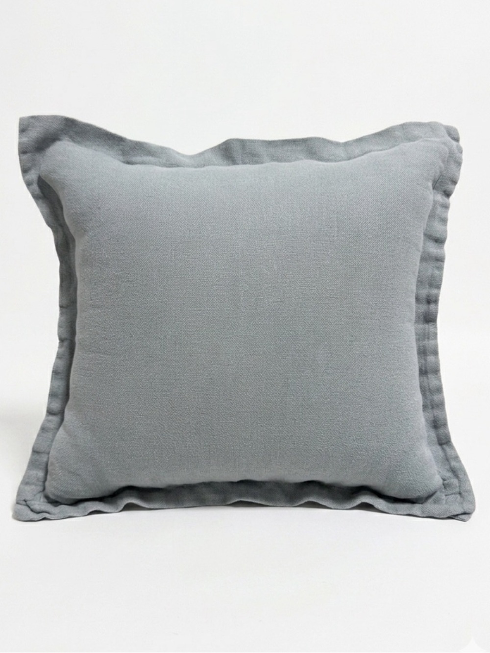 Bed Threads French Flax Linen Cushion Cover Fog 20x20